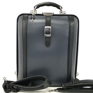 【新品同様】豊岡鞄 ARTPHERE(アートフィア） ニューダレスバッグ リュックサック タッチタフ F4 ネイビー DS4TT 日本製