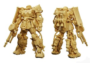 GUNDAM ARTIFACT 4 高機動型ザク　オルテガ専用機　(ペールオレンジ) フィギュア 機動戦士ガンダム アーティファクト　ミニプラ