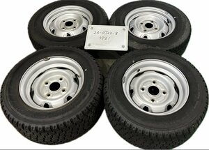 KR42V トヨタ タウンエース　純正 スチール ホイール　4本　F:5J 165/80R13 90/88N LT R:6.75J 225/50R12.5 98L LT PCD114.3 4穴 ハブ径60