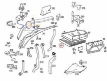 ベンツ W209 エアコンフィルター 右ハンドル 外気用 CLK200 CLK240 CLK320 CLK350 CLK55 CLK63 2038301018 2038300218 出荷締切18時_画像2