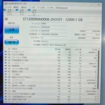 動作確認済み Seagate Exos X14 12TB SATA 3.5型 内蔵HDD ST12000NM0008 使用7460時間 #3_画像3