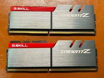 動作確認済み G.SKILL TRIDENT Z DDR4-4266 CL19 16GB KIT (8GBx2) F4-4266C19D-16GTZA_画像1