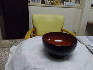 浄法寺　小ぶりの木製漆塗　汁椀、飯椀に使えます　未使用展示品　送料込み
