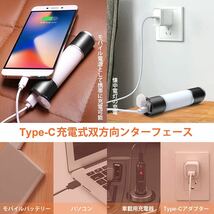 LEDランタン キャンプランタン 懐中電灯 ズーム式ミニLEDランタン 高輝度 USB充電式多機能 6つ点灯モード キャンプライト_画像7