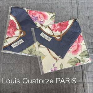 Louis Quatorze PARIS ルイキャトルズ シルクスカーフ 未使用品 2枚セット