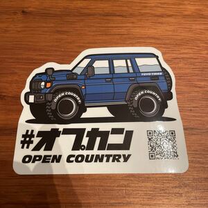 TOYO タイヤ　新型ランドクルーザー　70 ステッカー オープンカントリー　オプカン　オリジナルステッカー　正規品