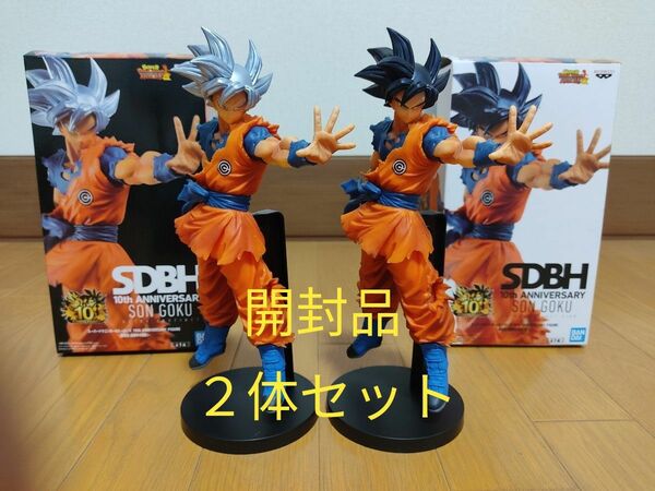 ドラゴンボールヒーローズ フィギュア10th ANNIVERSARY FIGURE‐孫悟空（身勝手の極意、兆）2体セット