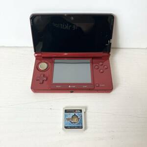 507＊中古品 ゲーム ニンテンドー3DS 本体 CTR-001(JPN) フレアレッド 本体のみ 動作未確認 現状品＊