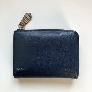 ポールスミス　Paul Smith 二つ折り財布　ジップストローグレイン2　送185