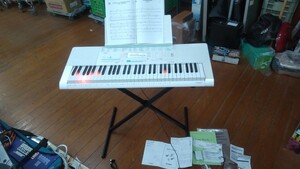 C840 CASIO LK-228 keyboard HIKARI NAVIGATION 2017 year made electronic piano stand & accessory on image exists only complete set Casio operation goods present condition goods 