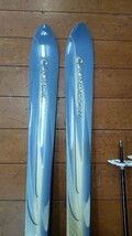 C870 ROSSIGNOL TWIN LIBERTY Ⅱ 158㎝ スキー板&ストック ロシニョール 現状品 一応JUNK_画像2