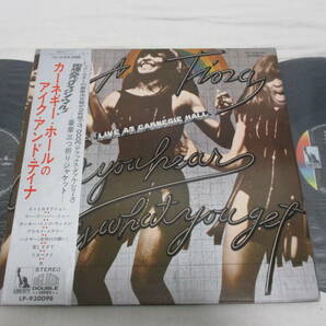Ike & Tina Turner / What You Hear is What You Get Live At Carnegie Hall アイク＆ティナ・ターナー 国内盤 初回 2LP 帯付の画像1