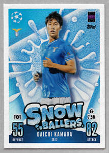 鎌田大地(exサガン鳥栖)ラツィオ Topps CL2024 追加版