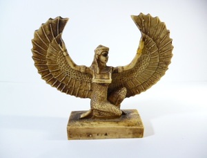 ¶ 古代エジプト イシス 像 置物 ファラオ ¶ エジプト Egypt 像 ヒエログリフ 神 オブジェ 飾り 古代文明 エジプト神　