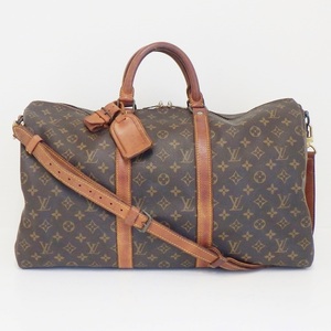 C23-429 LOUIS VUITTON ルイ・ヴィトン M41416 キーポル・バンドリエール50 モノグラム マロンブラウン ボストンバッグ 中古品 ※カギ欠品