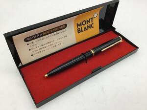 #4752　モンブラン MONTBLANC 281 レバー 式 ハンマートリガー ボールペン ブラック 黒 ヴィンテージ