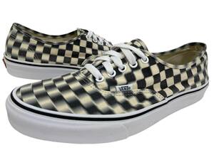 バンズ ヴァンズ VANS AUTHENTIC オーセンティック BLUR CHECK ブラーチェック US11 29cm ブラック ホワイト