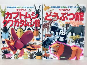 りったい カブトムシ・クワガタムシ館/どうぶつ館 (小学館の図鑑NEOのクラフトぶっく)