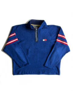 ■ 90's TOMMY HILFIGER ハーフジップ フリース ジャケット ■ トミーヒルフィガー USA 90s 90年代 Y2K ビンテージ　USA