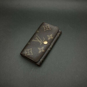  Louis Vuitton LOUISVUITTON 4 ream monogram key case memory 11