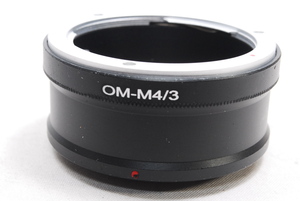 ★新品未使用品★オリンパス OLYMPUS マウントレンズ ⇒Panasonic パナソニック M 4/3 マイクロフォーサーズマウントアダプター OM-M4/3★