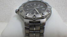 #11353B 【CITIZEN】 シチズン ATTESA アテッサ チタニウム 5512-F51294 純正ブレス メンズ腕時計 不動品 ケース・箱無し 現状品_画像6