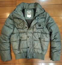 ジースターロウ G-Star RAW JACKET ジャケット 中綿 アウター ジップアップ S メンズ カーキ/グレー_画像2