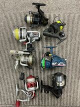 (003/11)リール 大量まとめ Daiwa ダイワ SHIMANO シマノ OLYMPIC BATTLE SPIN 釣り具 スピニングリール など フィッシング用品_画像6