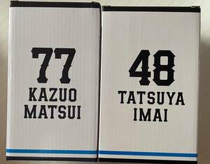 西武ライオンズ ボブルヘッド人形　2点セット 48 今井投手 77 松井監督