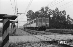 【鉄道写真】☆KMD003☆東武伊勢崎線古い通勤型電車（S42年）　2枚セット