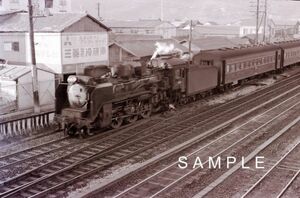 【鉄道写真】☆KMD045 四国の蒸気機関車（S42.12）４枚セット☆