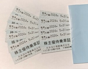 京急 株主優待乗車証 京浜急行電鉄 10枚