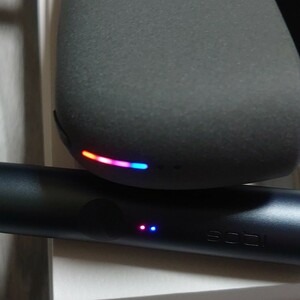 ★☆【LEDカスタム】★IQOS ILUMA アイコス イルマ★ぺブルグレー×レインボー【新品・未使用・未登録】☆★