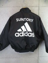 4121b5◆adidasアディダス SUNTORY サントリー SUNGOLIA0TH サンゴリアス 中綿ジャケット S/ラグビー/ラガーシャツ/ジャージワールドカップ_画像6