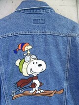 8121b1◆ヴィンテージ◆アメリカ製◆TOO CUTE! スヌーピー SNOOPY デニムジャケット ジージャン S/ピーナッツ/シャツ/Gジャン/USA古着_画像2