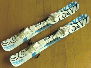 ■■即日発送OK■送料無料■即決■SNOWCARVING■SCV 90■ショートスキー■90cm■WIDE＆TWIN-TIP■調整ビン付■WAX済■■