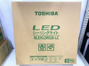 【未使用】 東芝 TOSHIBA シーリングライト LED 12畳 調色 調光 リモコン付き ★未使用品★ NLEH12R01B-LC