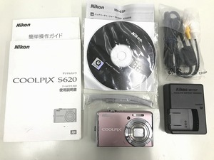 ニコン Nikon デジタルカメラ ★ストラップ未使用★ プレシャスピンク S620