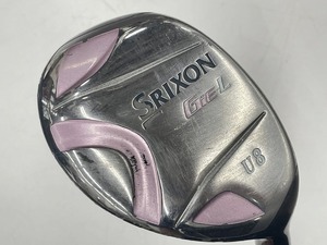 スリクソン SRIXON 【並品】右用レディース8番ユーティリティ シルバー ピンク GIE-L