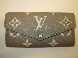 期間限定セール ルイヴィトン LOUIS VUITTON ポルトフォイユ・サラNM/長財布 グレー系/ベージュ系 M81049