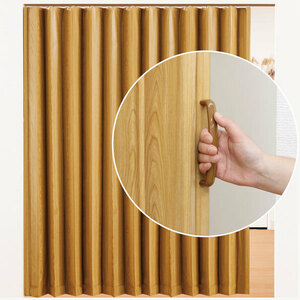  wood grain ako-te temperature a divider accordion curtain is possible to choose 3 color width 100× height 174cm