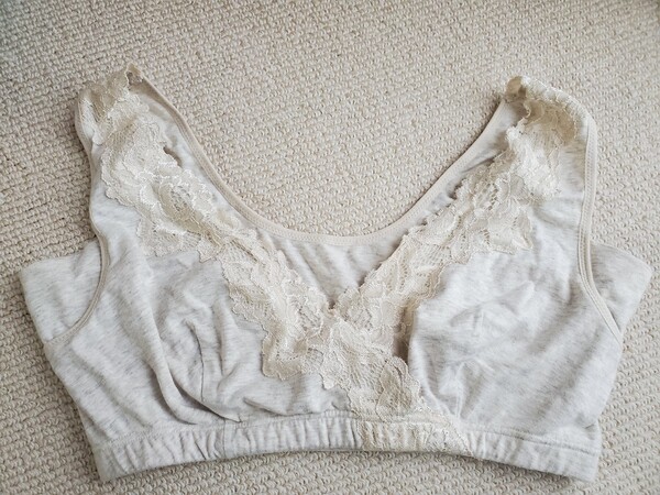 新品 ソフトブラジャー ワイヤレスブラジャー マタニティー Lサイズ アイボリー