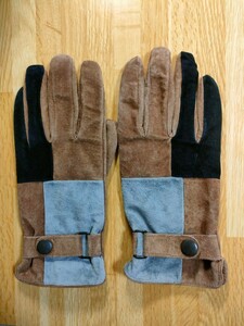  new goods gloves leather glove back s gold 