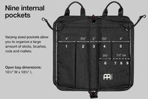 在庫限りの大特価！MEINL スティック バッグ Stick Bag The Horns MSB-2_画像4