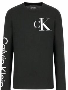 新品未使用　カルバンクライン　ロンT ブラック　CK Calvin Klein BTS ジョングク　Lサイズ　ロングスリーブTシャツ　シャツ