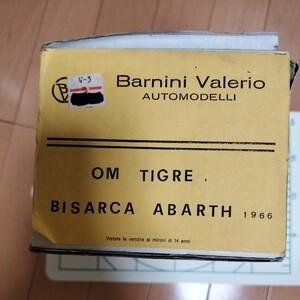 格安　レア　バルニーニ　BarniniValerio OM Tigre BISARCA ABARTH トランスポーター　1/43 bbr 