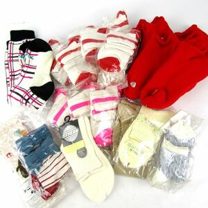 socks 23 point set ankle height Crew height other together large amount socks lady's 