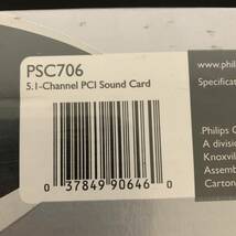 K356　PHILIPS acoustic edge PSC706 5.1-Channel PCI Soundcard　アコースティックエッジ　未開封品_画像3