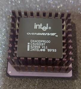 IntelオーバードライブDX4ODPR100　中古品　希少品　動作未確認　その1