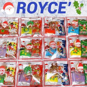 クリスマス プチギフト ROYCE お菓子 4個入☆12セット ロイズ サンタ ヨーチ